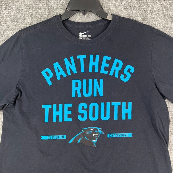Carolina Panthers Shirt Mens Extra Large NIKE TEE Athletic Cut Short-sleeve - Picture 3 of 9